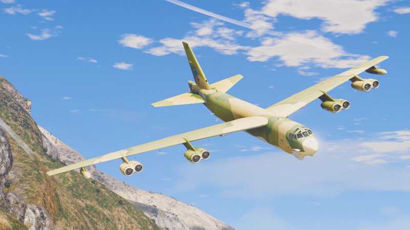 GTA 5 B-52H Stratofortress Heavy Bomber [Add-On] Mod - GTAinside.com